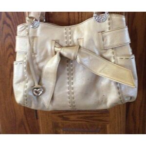 Brighton Genuine Leather CLARA Bow Handbag